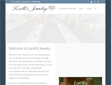 Tablet Screenshot of lorellisjewelry.com